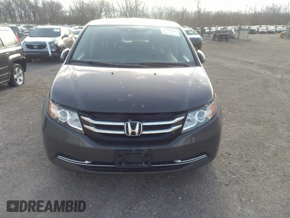 2014 Honda Odyssey EX-L with VIN 5FNRL5H64EB037646, listed as a IAAI auction lot 41786768 with 116,491 mi miles and . Bid and sale history available at carsss.com. Image 12.