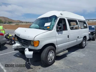 2006 Ford Econoline Cargo с VIN 1FTNE24W66DA55989, выставлен на аукционе IAAI как лот 42358587 с пробегом Не указан миль и . История ставок и продаж доступна на DreamBid. Изображение 2.
