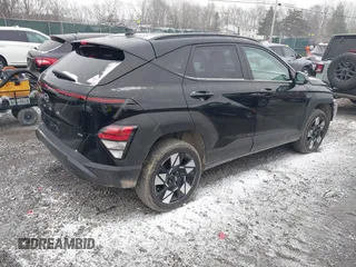 2024 Hyundai Kona SEL with VIN KM8HBCAB8RU085752, listed as a IAAI auction lot 40961834 with 17,974 mi miles. Bid and sale history available at carsss.com. Image 4.