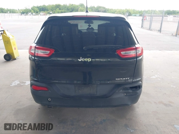 2015 Jeep Cherokee Sport with VIN 1C4PJLAB2FW539397, listed as a IAAI auction lot 42156576 with 120,409 mi miles. Bid and sale history available at carsss.com. Image 16.