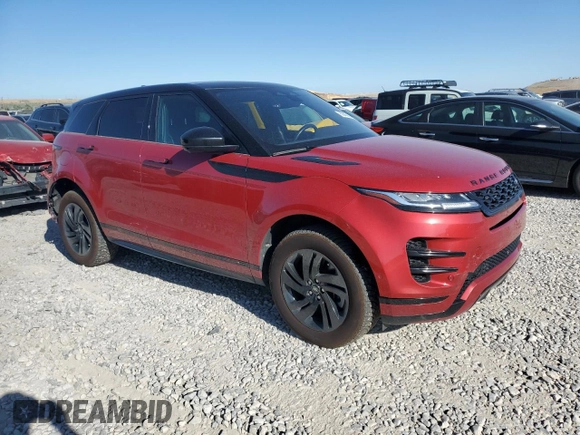 2021 Land Rover Range Rover Evoque R-Dynamic S with VIN SALZT2FX6MH130489, listed as a Copart auction lot 69456554 with 57,467 mi miles and Salvage Title. Bid and sale history available at carsss.com. Image 4.