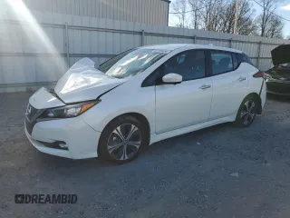 2022 Nissan LEAF SV Plus with VIN 1N4BZ1CV7NC562081, listed as a Copart auction lot 48139455 with 69,906 mi miles and Salvage Title. Bid and sale history available at DreamBid. Image 1.