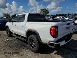 2023 GMC Canyon 2WD Elevation with VIN 1GTP5BEK9P1182761, listed as a Copart auction lot 73821034 with 14,887 mi miles and Salvage Title. Bid and sale history available at carsss.com. Image 2.