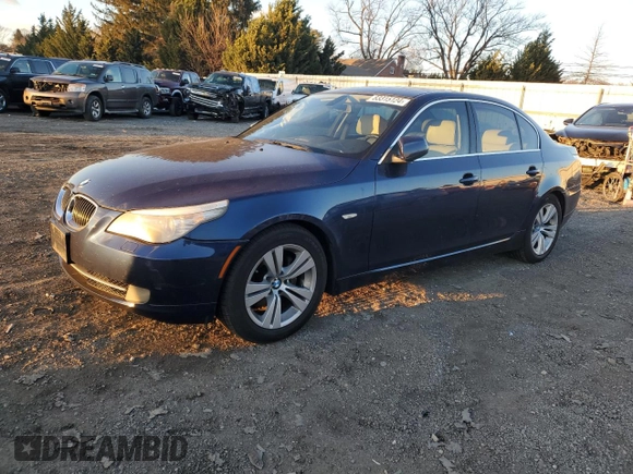 2010 BMW 5 Series 528i with VIN WBANU5C56AC442034, listed as a Copart auction lot 83315124 with 167,348 mi miles and Salvage Title. Bid and sale history available at carsss.com. Image 1.