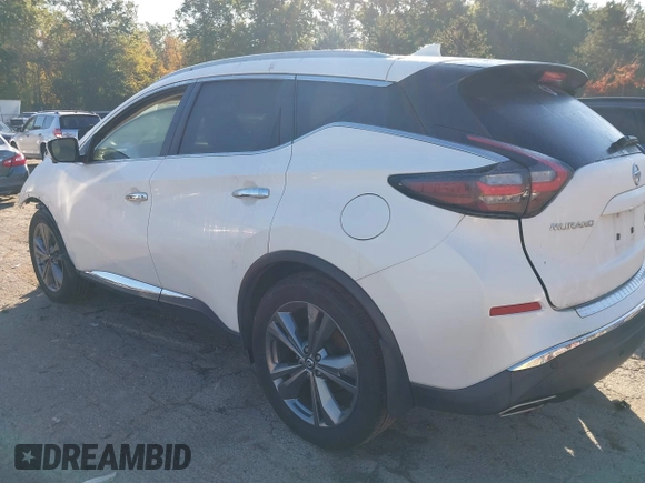 2019 Nissan Murano S with VIN 5N1AZ2MS3KN142961, listed as a IAAI auction lot 37797444 with 50,327 mi miles. Bid and sale history available at carsss.com. Image 3.
