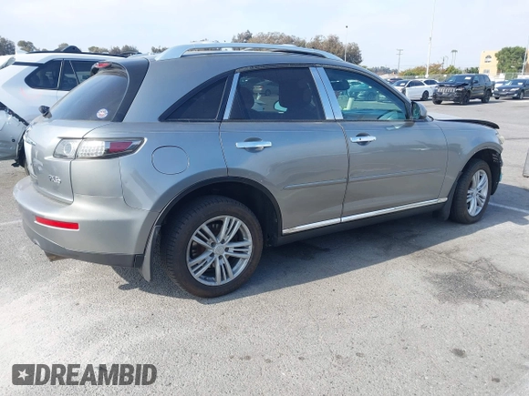 2007 Infiniti FX with VIN JNRAS08W67X200681, listed as a IAAI auction lot 42081723 with 141,732 mi miles and . Bid and sale history available at DreamBid. Image 4.