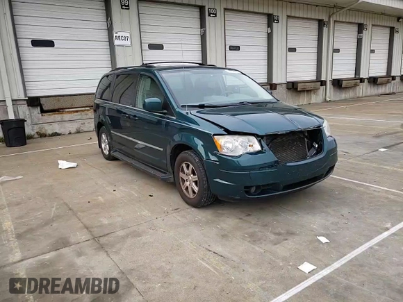 2009 Chrysler Town & Country Touring with VIN 2A8HR541X9R536460, listed as a Copart auction lot 52554635 with 109,744 mi miles and Salvage Title. Bid and sale history available at DreamBid. Image 11.