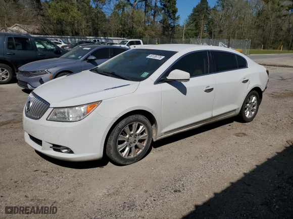2012 Buick LaCrosse Leather with VIN 1G4GC5ER1CF233120, listed as a Copart auction lot 49136775 with 122,662 mi miles and Salvage Title. Bid and sale history available at carsss.com. Image 1.