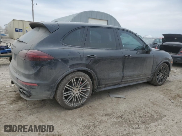 2016 Porsche Cayenne GTS with VIN WP1AD2A23GLA71527, listed as a Copart auction lot 44522855 with 92,876 mi miles and Salvage title. Bid and sale history available at DreamBid. Image 3.