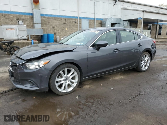 2014 Mazda 6 i Touring with VIN JM1GJ1V62E1148893, listed as a Copart auction lot 53800325 with 93,329 mi miles and Salvage Title. Bid and sale history available at DreamBid. Image 1.