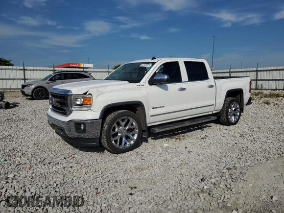 2014 GMC Sierra 1500 SLT with VIN 3GTU2VEC2EG383664, listed as a Copart auction lot 62338525 with 75,468 mi miles and Salvage title. Bid and sale history available at DreamBid. Image 1.