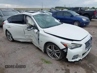 2017 Infiniti Q50 3.0t Premium with VIN JN1EV7AP9HM732825, listed as a IAAI auction lot 41908792 with 102,661 mi miles. Bid and sale history available at carsss.com. Image 1.