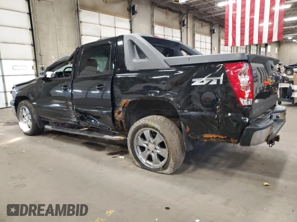 2005 Chevrolet Avalanche Z71 with VIN 3GNEK12Z25G185227, listed as a Copart auction lot 79913834 with 201,102 mi miles and Salvage Title. Bid and sale history available at DreamBid. Image 2.