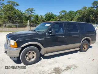 2000 Ford Excursion Limited with VIN 1FMNU42S1YEC77671, listed as a Copart auction lot 49357595 with 237,042 mi miles and Clean Title. Bid and sale history available at DreamBid. Image 1.