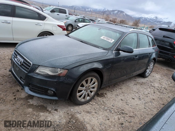 2010 Audi A4 2.0T Premium Plus with VIN WAUWFAFLXAA160105, listed as a Copart auction lot 45785875 with 0 mi miles and Salvage Title. Bid and sale history available at carsss.com. Image 1.