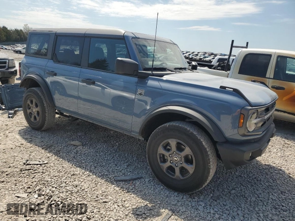 2024 Ford Bronco Big Bend with VIN 1FMDE7BH4RLB04707, listed as a Copart auction lot 50631485 with 3,626 mi miles and Salvage Title. Bid and sale history available at DreamBid. Image 4.