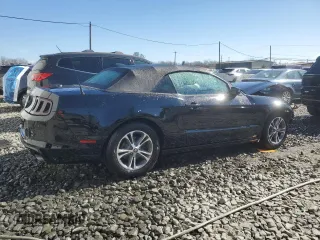 2014 Ford Mustang V6 with VIN 1ZVBP8EM8E5310788, listed as a Copart auction lot 48499365 with 73,720 mi miles and Salvage Title. Bid and sale history available at carsss.com. Image 3.