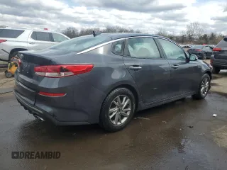 2019 Kia Optima LX with VIN 5XXGT4L34KG305263, listed as a Copart auction lot 52525685 with 87,438 mi miles and Salvage Title. Bid and sale history available at carsss.com. Image 3.