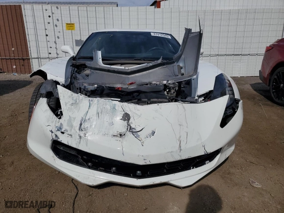 2019 Chevrolet Corvette 1LT with VIN 1G1YB2D73K5116131, listed as a Copart auction lot 47412545 with NaN miles and Salvage Title. Bid and sale history available at carsss.com. Image 5.