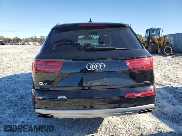 2017 Audi Q7 Premium with VIN WA1AHAF78HD036881, listed as a Copart auction lot 81510964 with 78,751 mi miles and Salvage title. Bid and sale history available at DreamBid. Image 6.