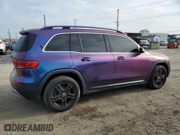 2020 Mercedes-Benz GLB 250 z VIN W1N4M4GB0LW058107, wystawiony jako Copart lot #49483925 z przebiegiem 79 477 mil mil oraz Tytuł czysty. Historia ofert i sprzedaży dostępna na DreamBid. Obrazek 3.