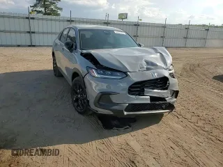 2024 Honda HR-V Sport with VIN 3CZRZ1H58RM752309, listed as a Copart auction lot 54977025 with 6,821 mi miles and Salvage title. Bid and sale history available at DreamBid. Image 14.