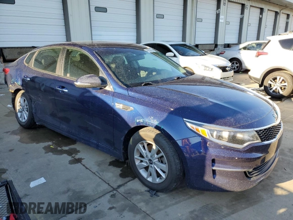 2018 Kia Optima LX with VIN 5XXGT4L32JG189088, listed as a Copart auction lot 46252425 with 92,822 mi miles and Non Repairable. Bid and sale history available at carsss.com. Image 4.