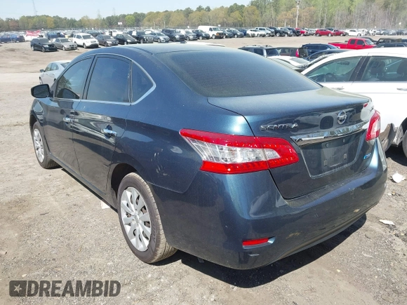 2013 Nissan Sentra SV with VIN 1N4AB7AP4DN908677, listed as a IAAI auction lot 41875648 with 150,083 mi miles and . Bid and sale history available at DreamBid. Image 3.