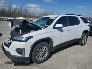 2023 Chevrolet Traverse LT Leather with VIN 1GNEVHKWXPJ231359, listed as a Copart auction lot 50389185 with 33,489 mi miles and Salvage Title. Bid and sale history available at carsss.com. Image 1.