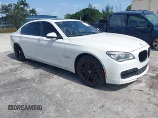 2013 BMW 7 Series 750Li xDrive with VIN WBAYF8C55DD140919, listed as a IAAI auction lot 42848896 with 107,276 mi miles and . Bid and sale history available at DreamBid. Image 1.
