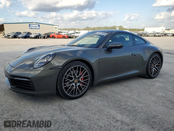2024 Porsche 911 Carrera S with VIN WP0AB2A94RS219603, listed as a Copart auction lot 82570584 with 3,413 mi miles and Salvage Title. Bid and sale history available at carsss.com. Image 1.