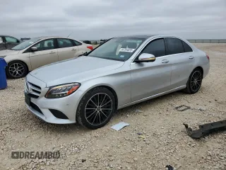 2021 Mercedes-Benz C 300 with VIN W1KWF8DB5MR609837, listed as a Copart auction lot 44764025 with 73,029 mi miles and Salvage Title. Bid and sale history available at carsss.com. Image 1.