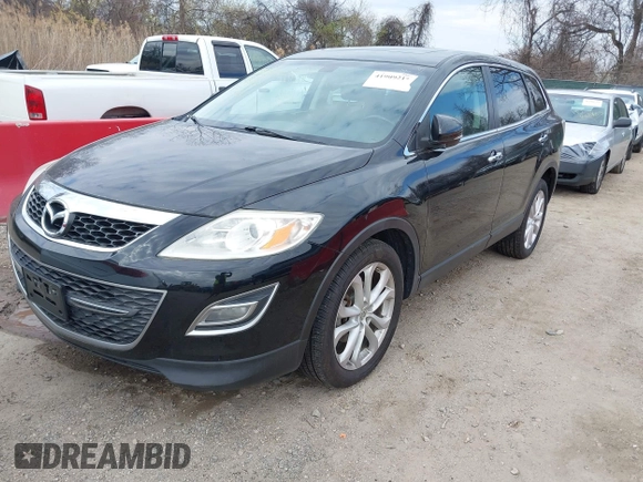 2012 Mazda CX-9 Grand Touring with VIN JM3TB3DV2C0335030, listed as a IAAI auction lot 41909217 with 126,714 mi miles. Bid and sale history available at carsss.com. Image 2.