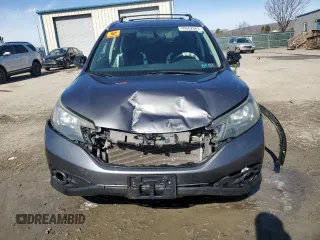 2013 Honda CR-V EX-L with VIN 2HKRM4H74DH621318, listed as a Copart auction lot 49602965 with 213,407 mi miles and Salvage Title. Bid and sale history available at carsss.com. Image 5.