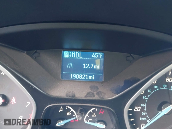 2013 Ford Focus S with VIN 1FADP3E20DL156901, listed as a IAAI auction lot 41784334 with 190,821 mi miles. Bid and sale history available at carsss.com. Image 15.