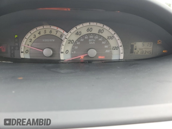 2007 Toyota Yaris with VIN JTDBT923771147965, listed as a Copart auction lot 53378545 with 218,345 mi miles and Clean Title. Bid and sale history available at carsss.com. Image 9.