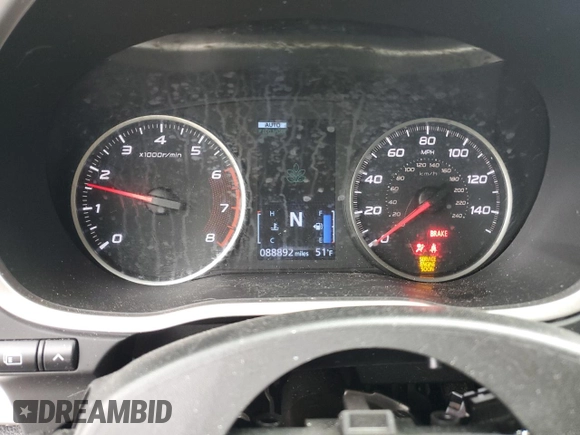 2019 Mitsubishi Eclipse Cross LE with VIN JA4AT4AAXKZ046597, listed as a Copart auction lot 58757355 with 88,892 mi miles and Salvage title. Bid and sale history available at DreamBid. Image 9.
