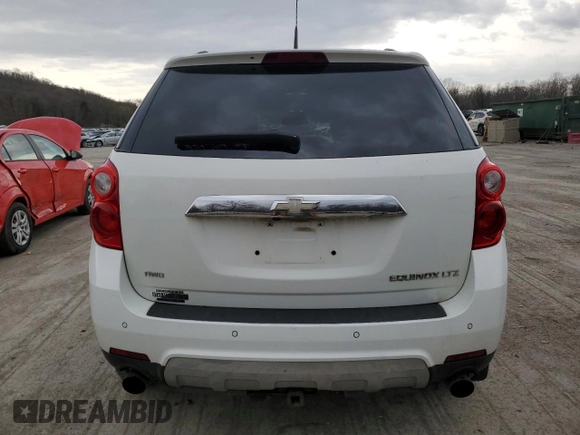 2011 Chevrolet Equinox LTZ with VIN 2CNFLGE58B6408086, listed as a Copart auction lot 49328315 with 192,798 mi miles and Salvage Title. Bid and sale history available at carsss.com. Image 6.