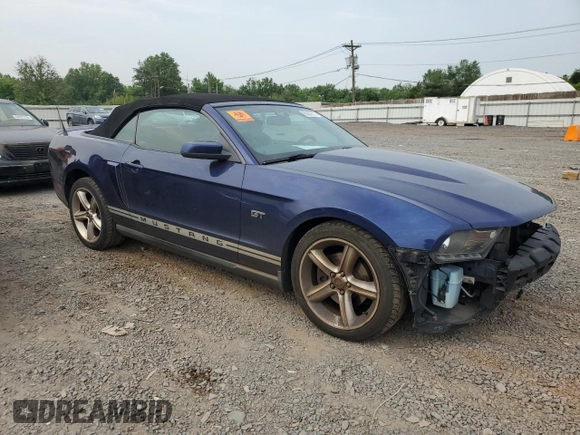 2010 Ford Mustang GT with VIN 1ZVBP8FH7A5119858, listed as a Copart auction lot 60839275 with 118,520 mi miles and Salvage title. Bid and sale history available at DreamBid. Image 4.