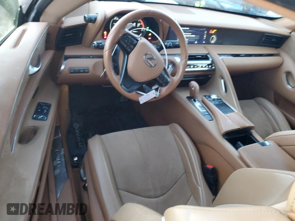 2018 Lexus LC 500h z VIN JTHHP5AY1JA002799, wystawiony jako Copart lot #89051005 z przebiegiem 25 668 mil mil oraz Szkoda całkowita • Salvage title. Historia ofert i sprzedaży dostępna na DreamBid. Obrazek 8.