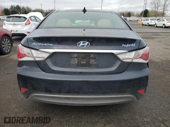 2012 Hyundai Sonata Hybrid with VIN KMHEC4A45CA043569, listed as a Copart auction lot 50185855 with 120,728 mi miles and Salvage Title. Bid and sale history available at DreamBid. Image 6.
