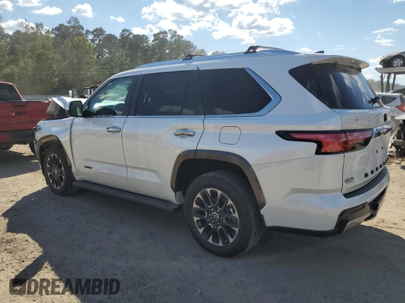 2024 Toyota Sequoia SR5 with VIN 7SVAAABA4RX041139, listed as a Copart auction lot 73237084 with 4,742 mi miles and Salvage Title. Bid and sale history available at carsss.com. Image 2.