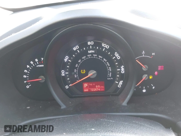 2012 Kia Sportage LX with VIN KNDPB3A24C7317060, listed as a IAAI auction lot 41725826 with 122,574 mi miles. Bid and sale history available at carsss.com. Image 7.