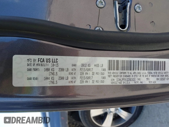 2016 Jeep Patriot High Altitude with VIN 1C4NJPFA1GD561631, listed as a IAAI auction lot 42109426 with 112,222 mi miles and . Bid and sale history available at DreamBid. Image 9.