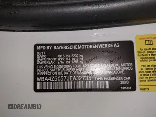 2018 BMW 4 Series 440i z VIN WBA4Z5C57JEA32735, wystawiony jako IAAI lot #41359277 z przebiegiem 35 633 mil mil oraz . Historia ofert i sprzedaży dostępna na DreamBid. Obrazek 9.