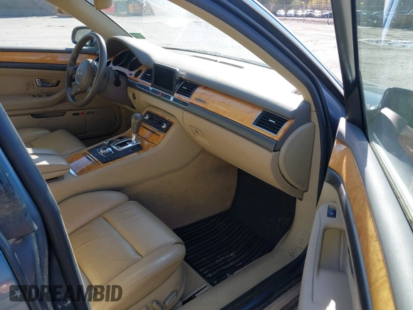 2005 Audi A8 L with VIN WAUML44E95N005730, listed as a IAAI auction lot 42143008 with 152,649 mi miles. Bid and sale history available at carsss.com. Image 5.