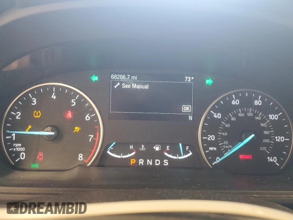 2019 Ford EcoSport SE with VIN MAJ6S3GLXKC294844, listed as a Copart auction lot 50690425 with 68,286 mi miles and Salvage Title. Bid and sale history available at carsss.com. Image 9.