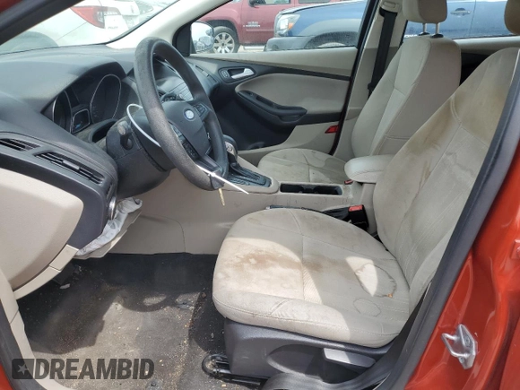 2018 Ford Focus SE with VIN 1FADP3F21JL316763, listed as a Copart auction lot 50241445 with 104,830 mi miles and Salvage Title. Bid and sale history available at carsss.com. Image 7.