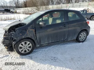 2014 Toyota Yaris L with VIN JTDJTUD37ED587921, listed as a Copart auction lot 88735475 with 87,324 mi miles and Clean Title. Bid and sale history available at carsss.com. Image 1.
