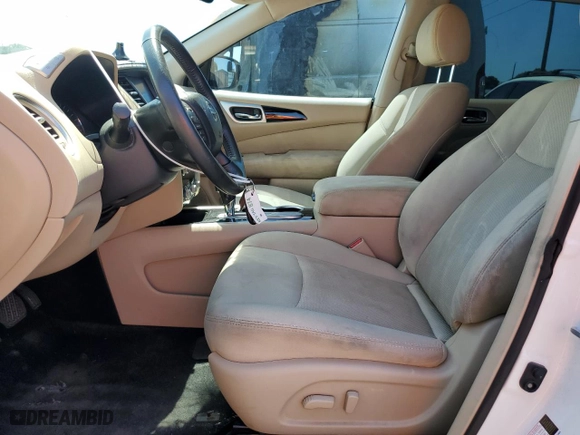 2017 Nissan Pathfinder SV with VIN 5N1DR2MN5HC633379, listed as a Copart auction lot 48218465 with 96,826 mi miles and Salvage Title. Bid and sale history available at carsss.com. Image 7.